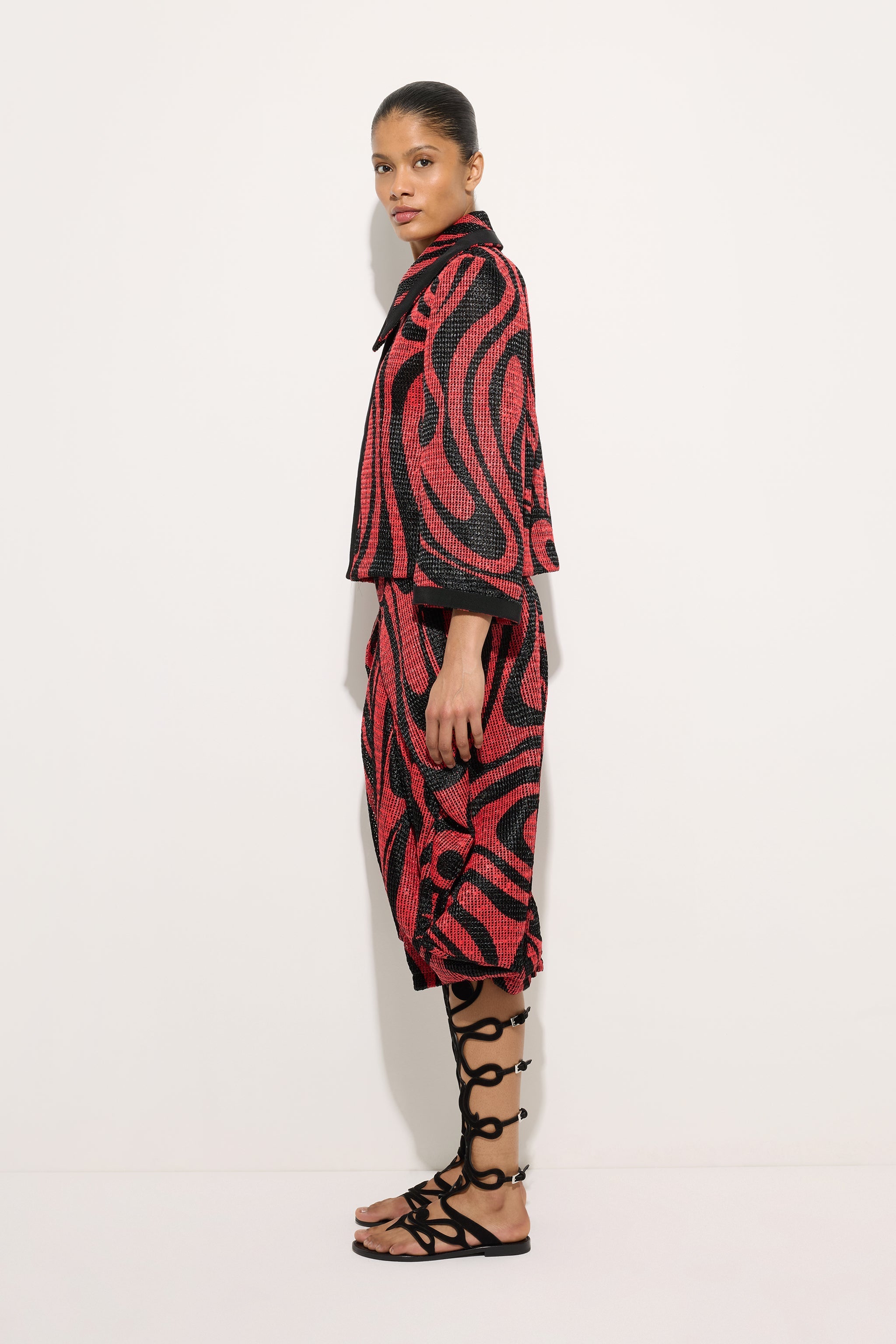 Pucci Printed Rafia Net Jacket
