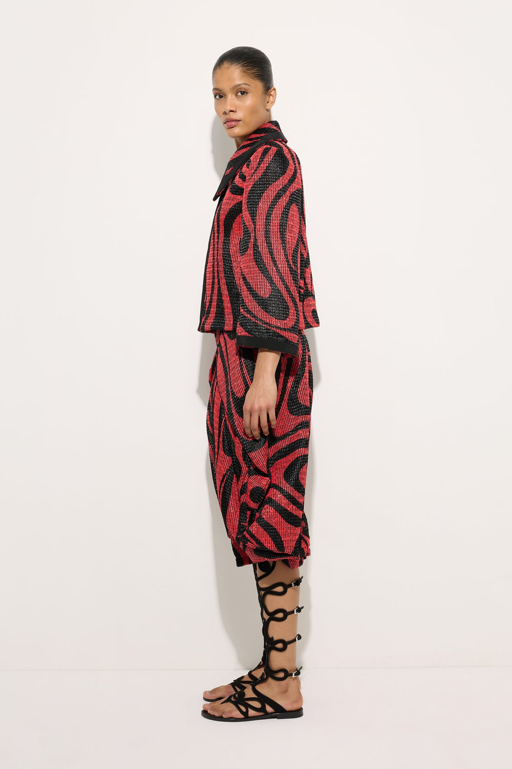Pucci Printed Rafia Net Jacket