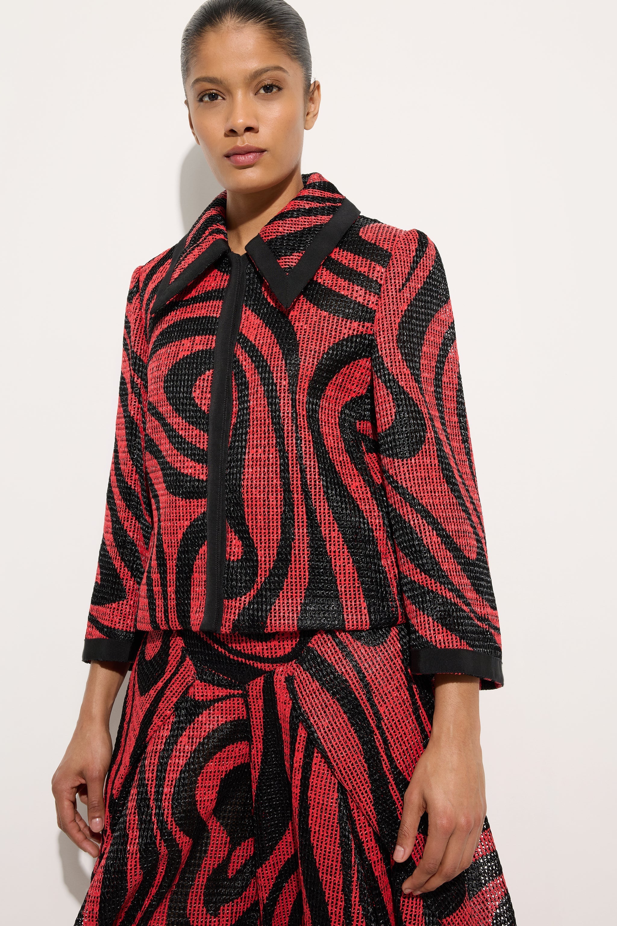Pucci Printed Rafia Net Jacket