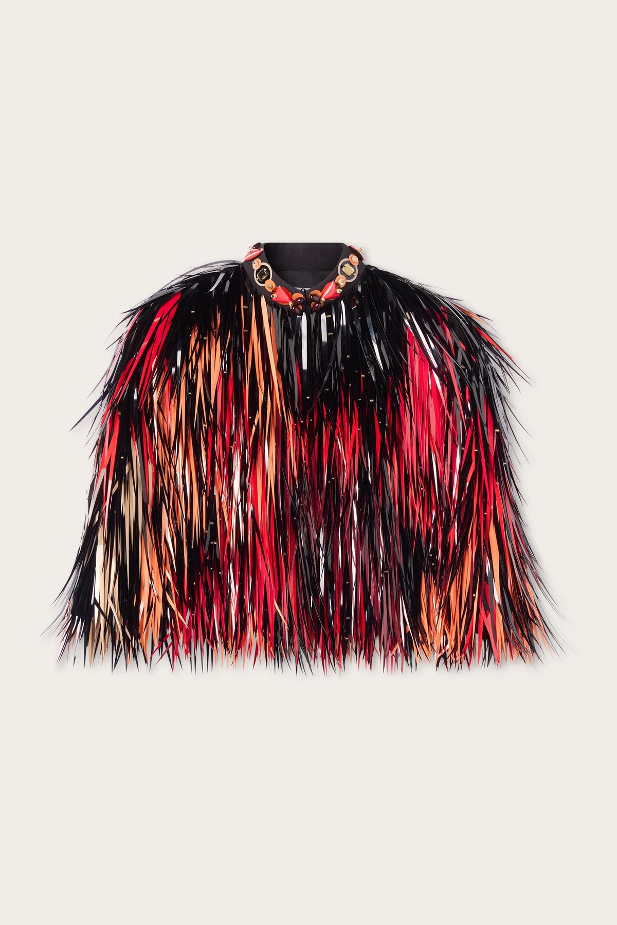 Pucci Embroidered Cape Jacket