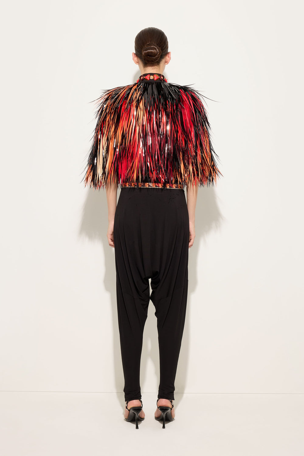 Pucci Embroidered Cape Jacket