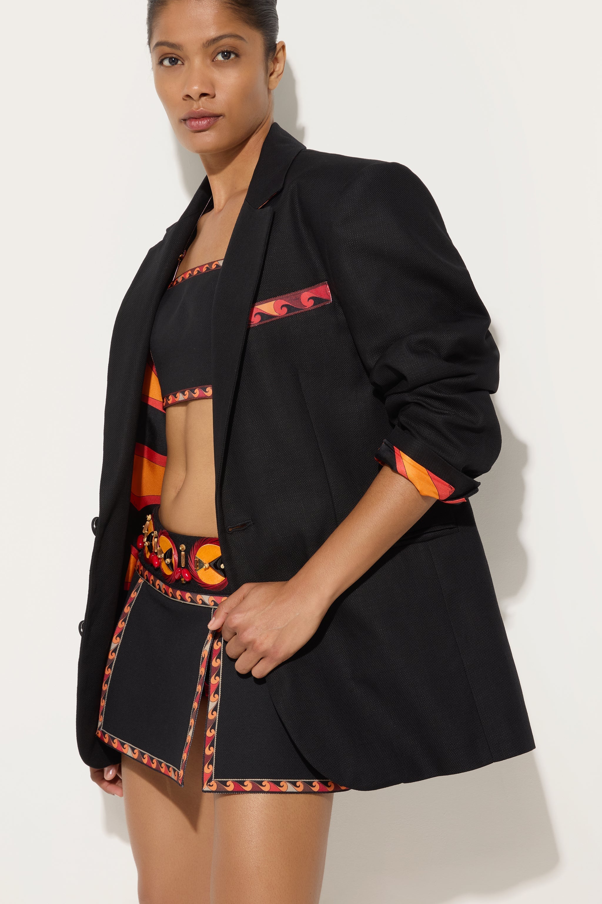 Pucci Oversized Cotton Blazer