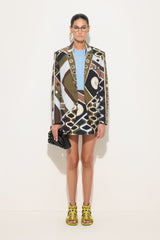 Pucci Vivara Print Oversized Jacket in Cool Wool