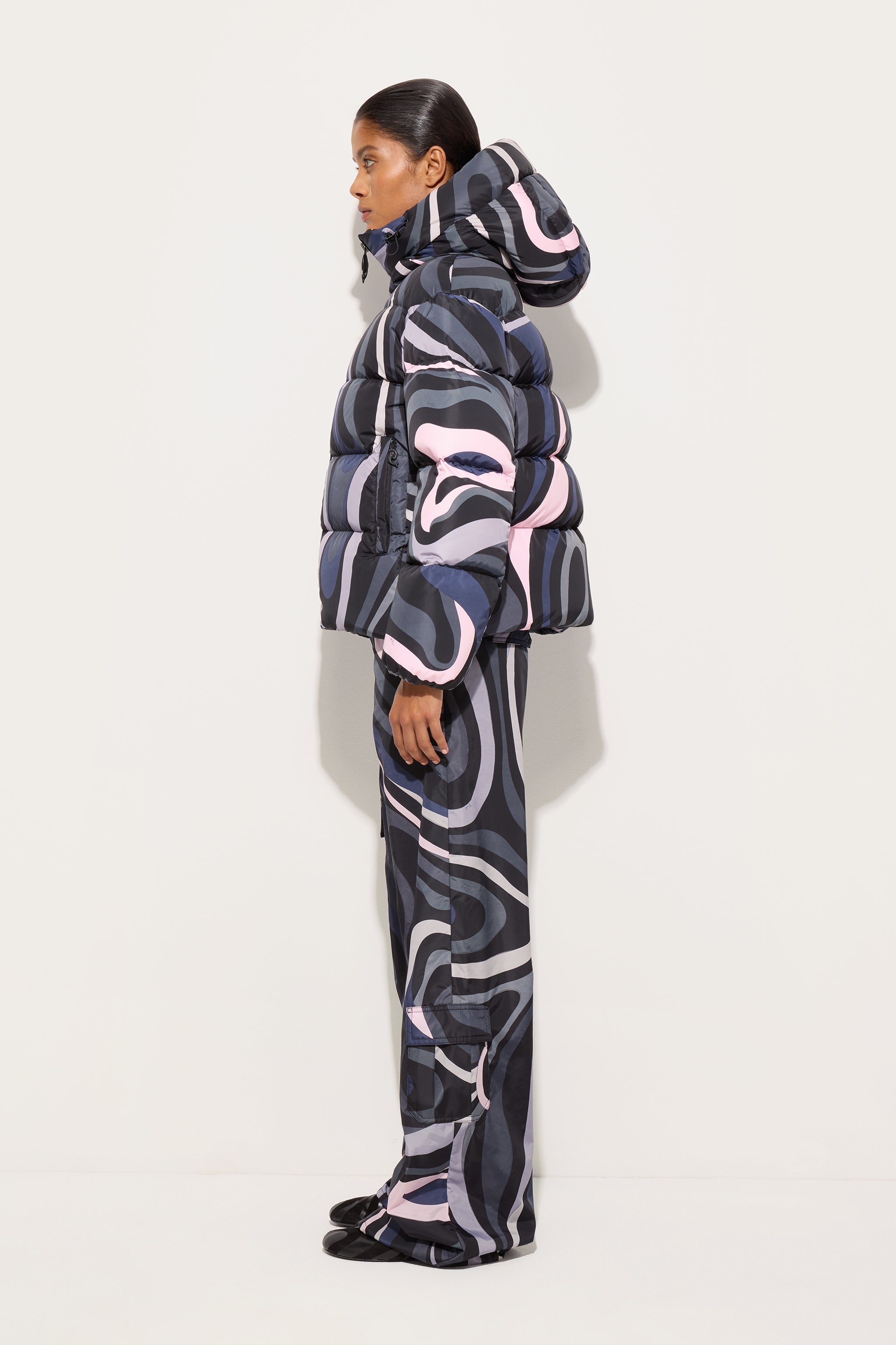 Pucci Marmo Print Down Jacket