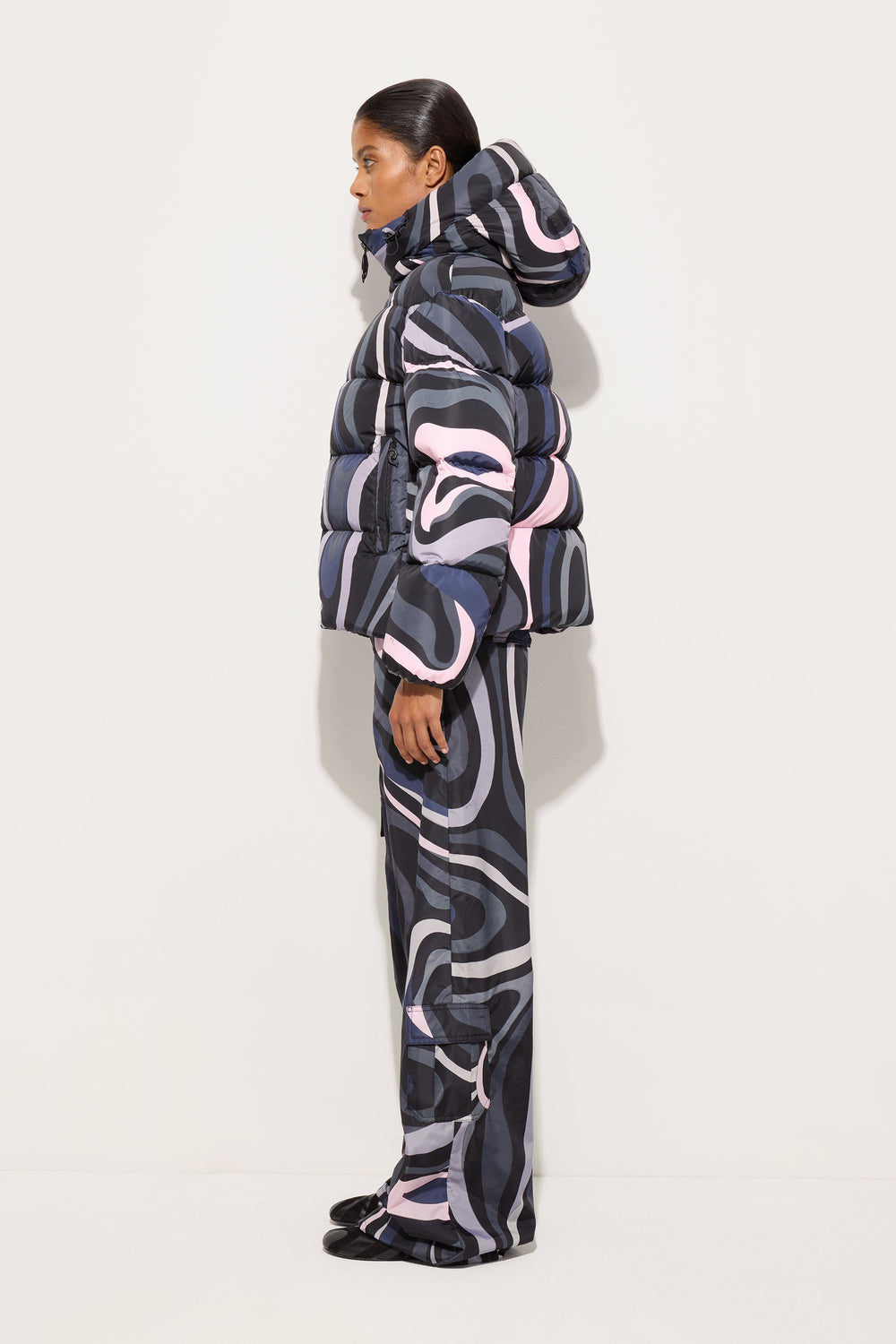 Pucci Marmo Print Down Jacket