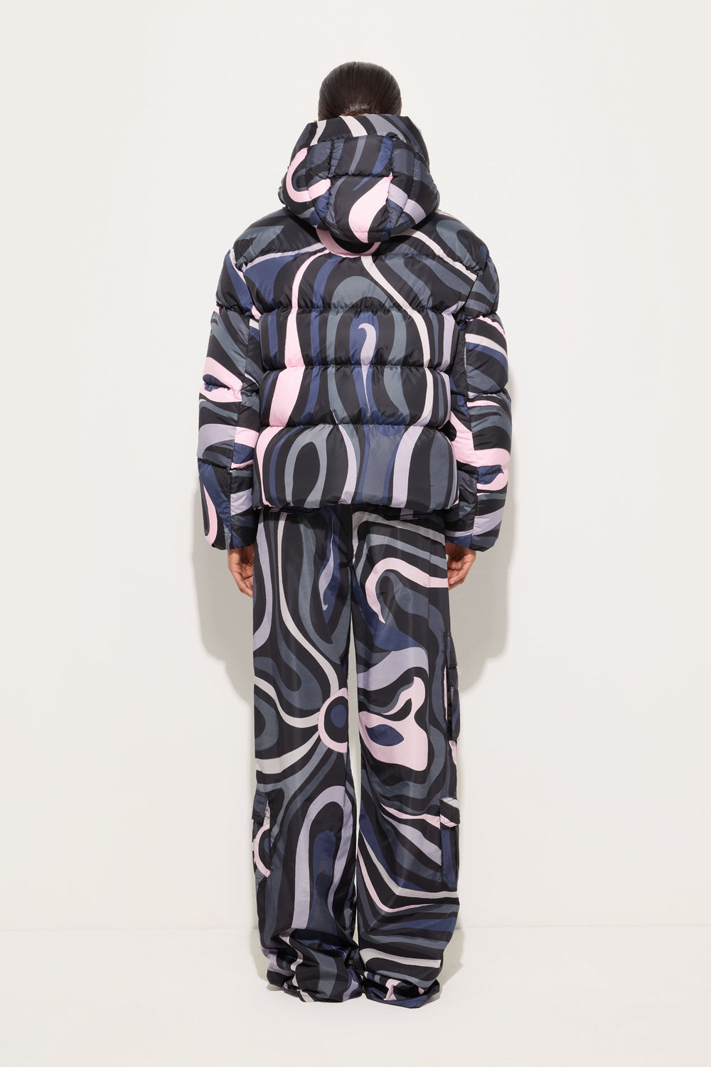 Pucci Marmo Print Down Jacket