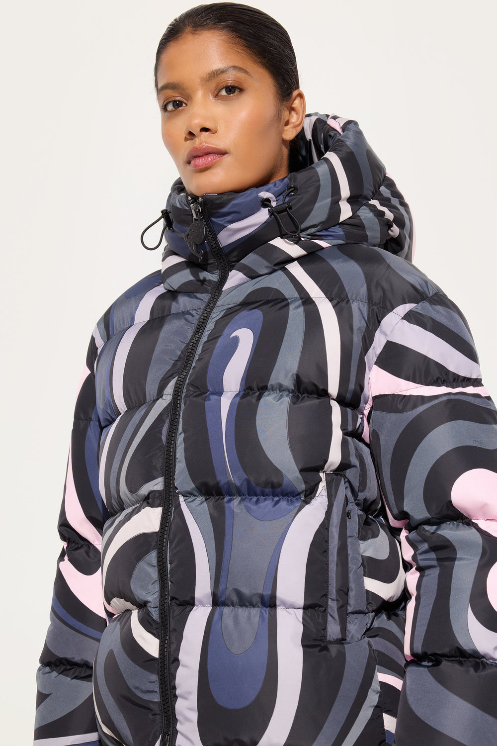 Pucci Marmo Print Down Jacket