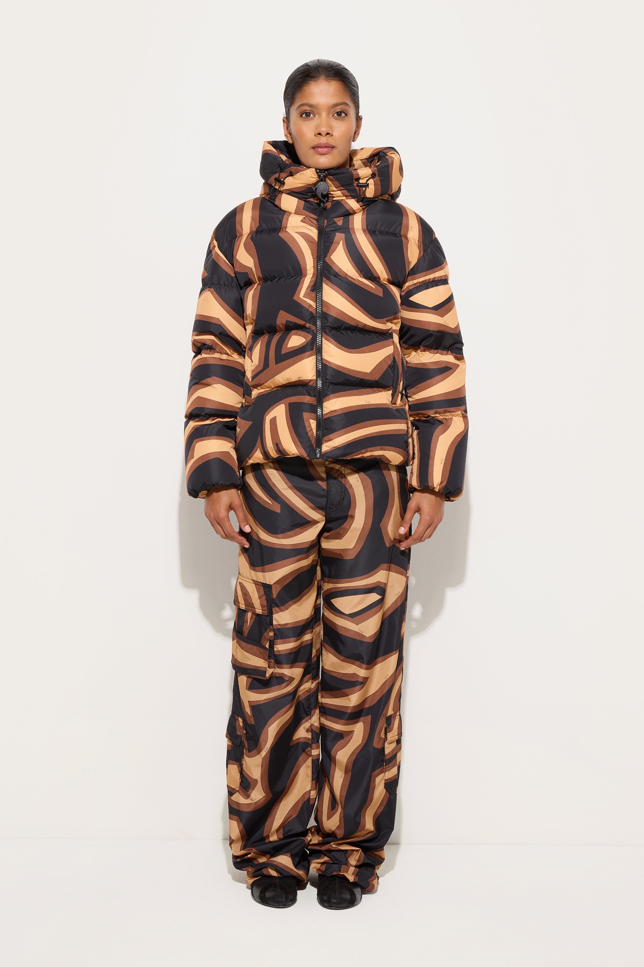 Pucci Labirinto Print Down Jacket