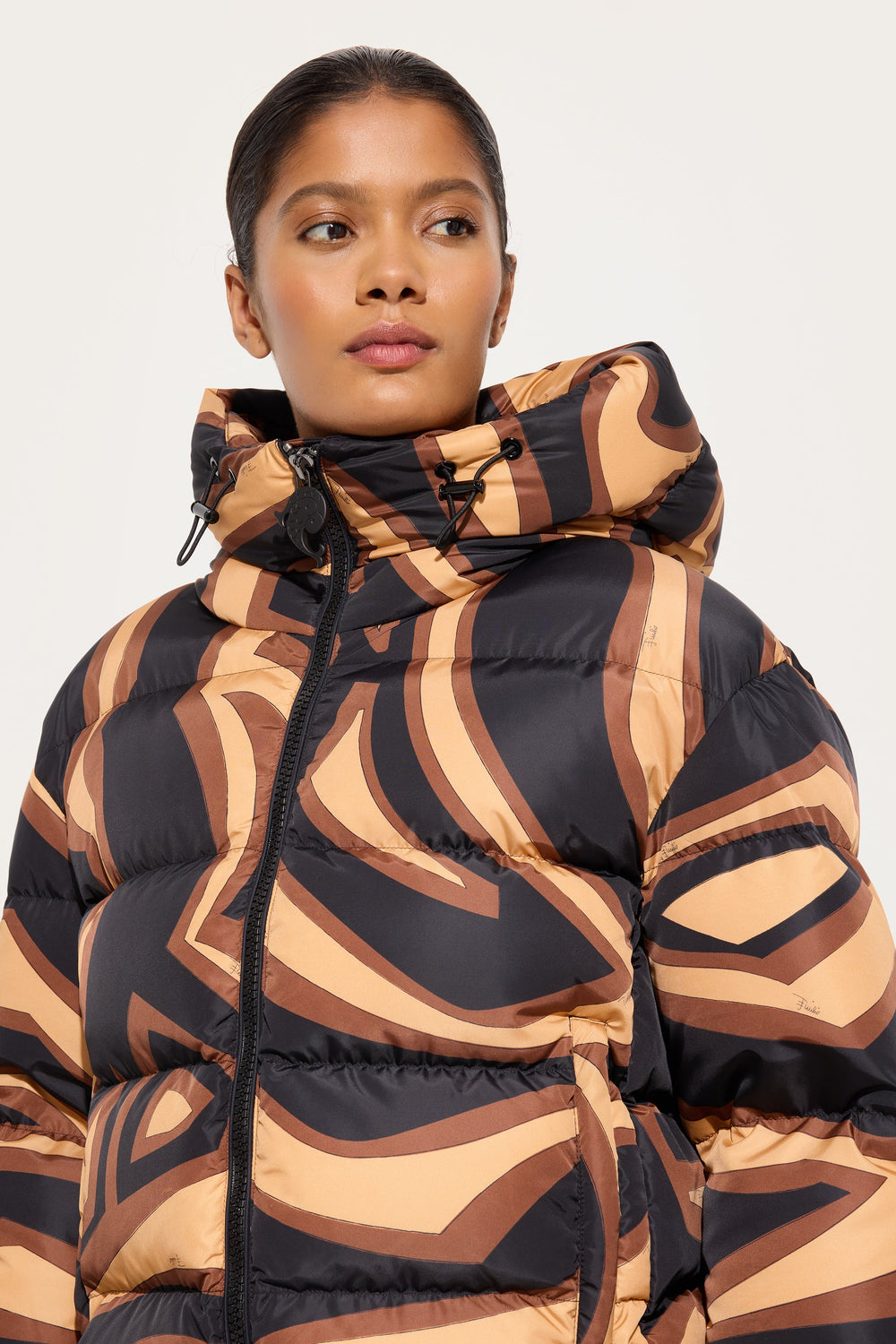Pucci Labirinto Print Down Jacket