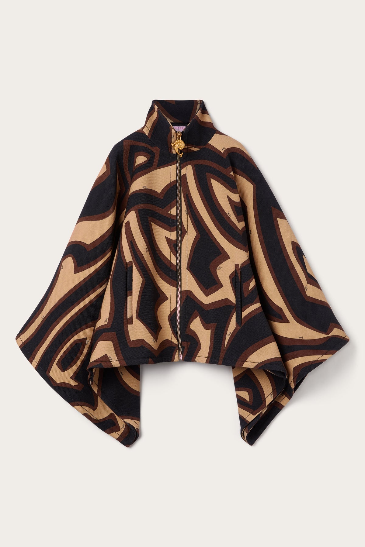Pucci Labirinto Print Grand Poudre Cape