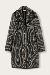 Pucci Tweed Coat with Marmo Pattern