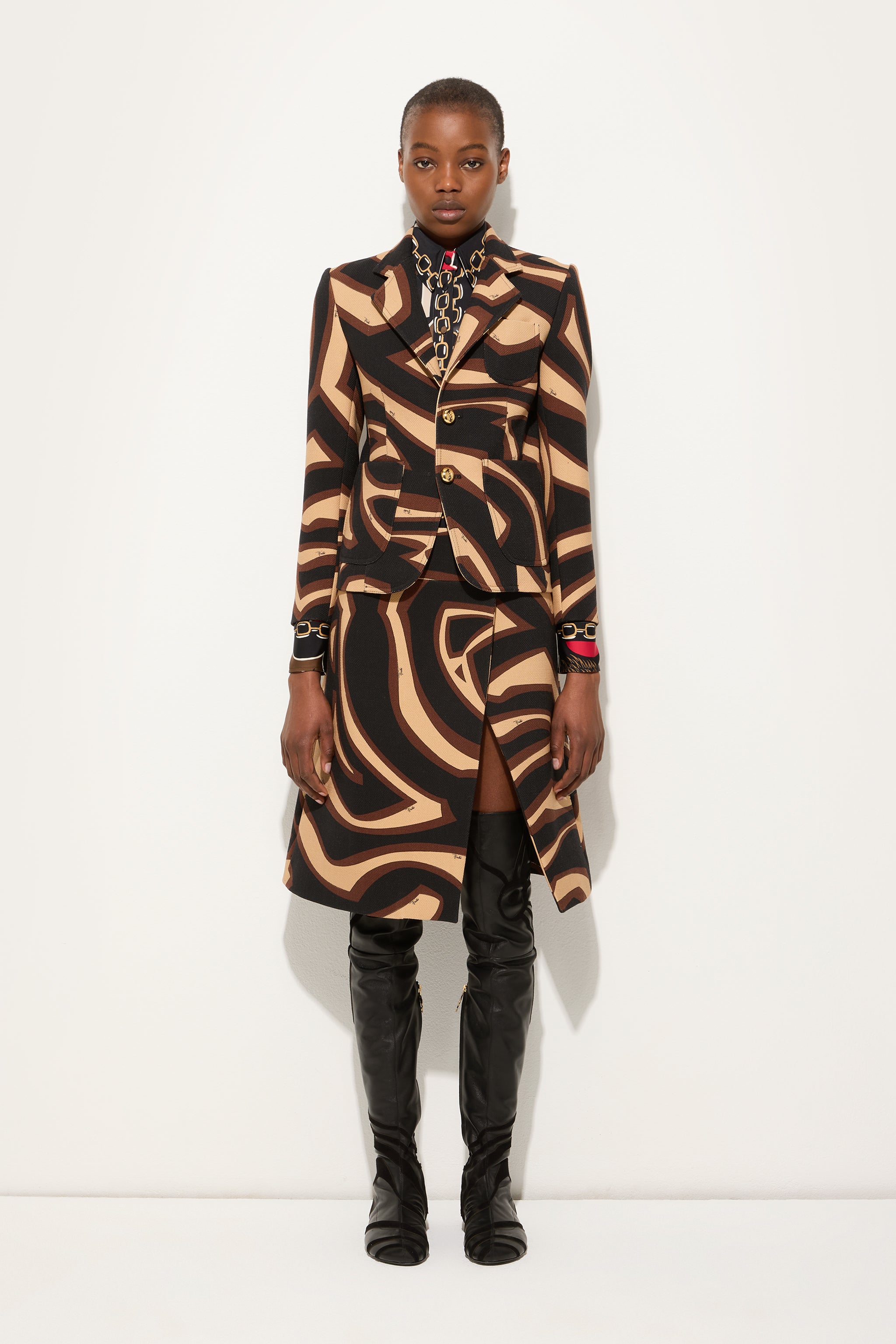 Pucci Labirinto Print Grand Poudre Jacket