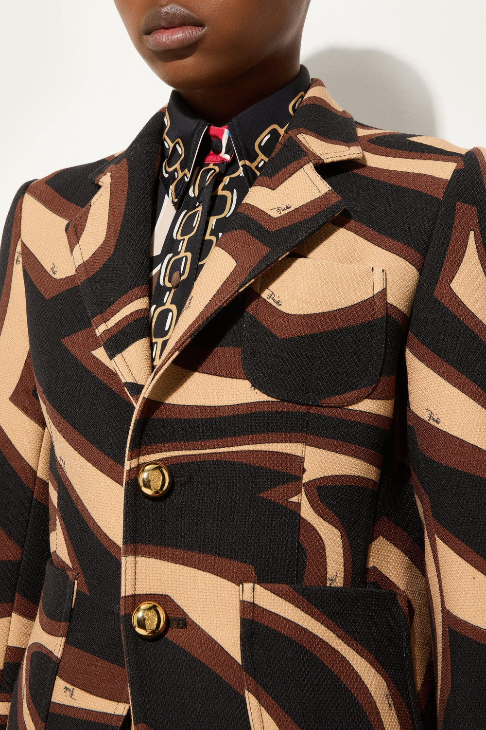 Pucci Labirinto Print Grand Poudre Jacket