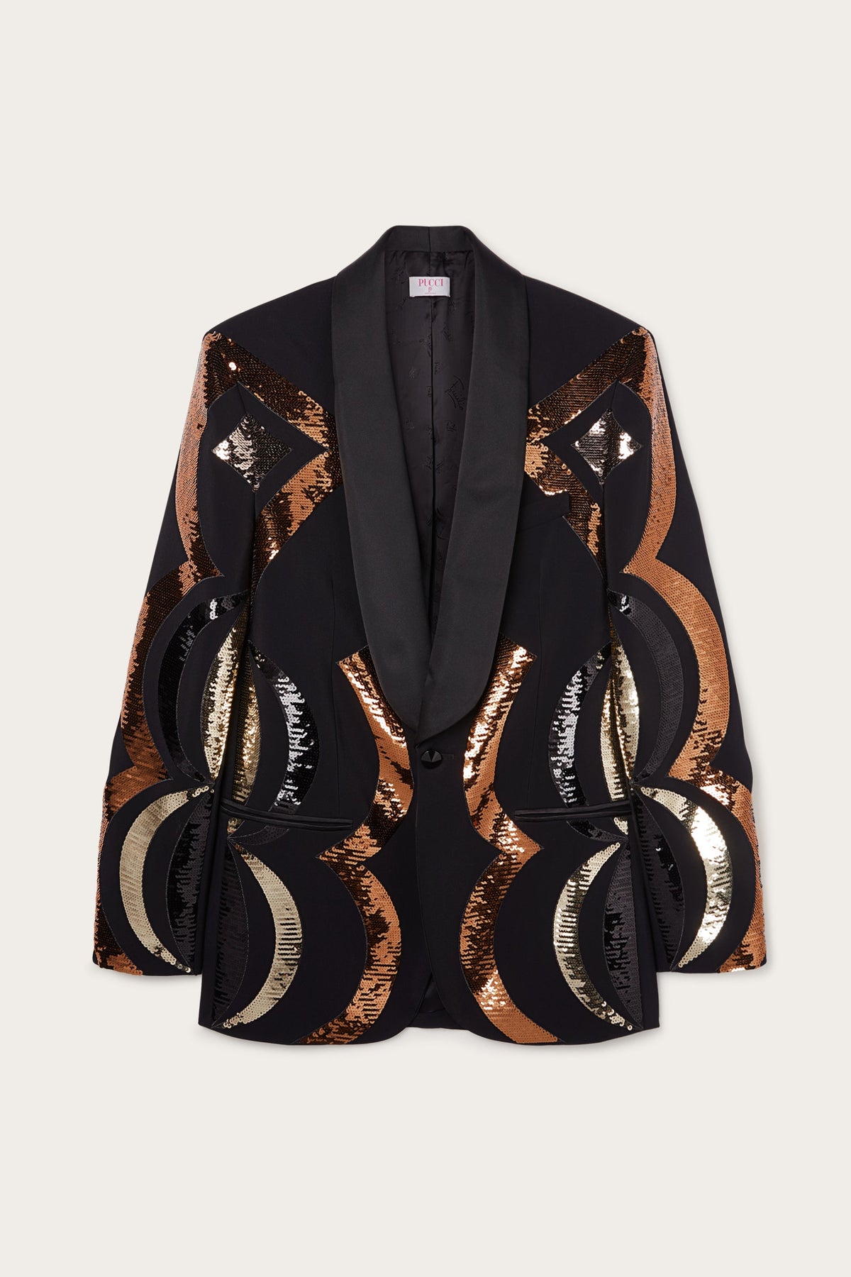 Pucci Collane Oversized Blazer Embroidered