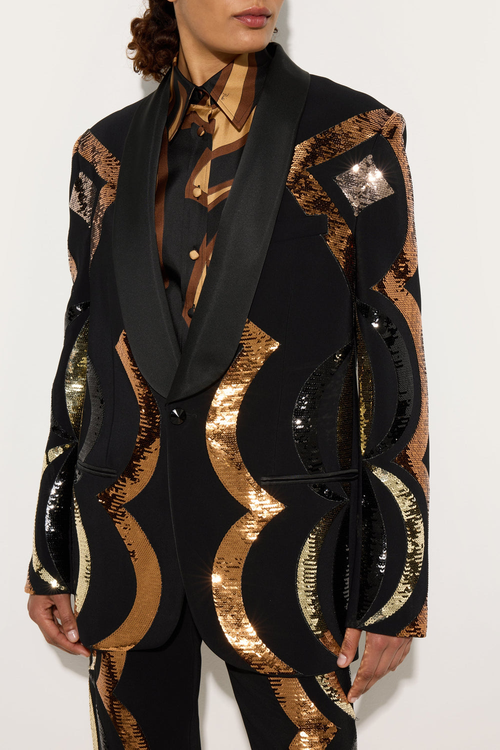 Pucci Collane Oversized Blazer Embroidered