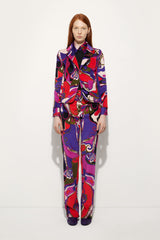 Pucci Orchidee Print Velvet Jacket