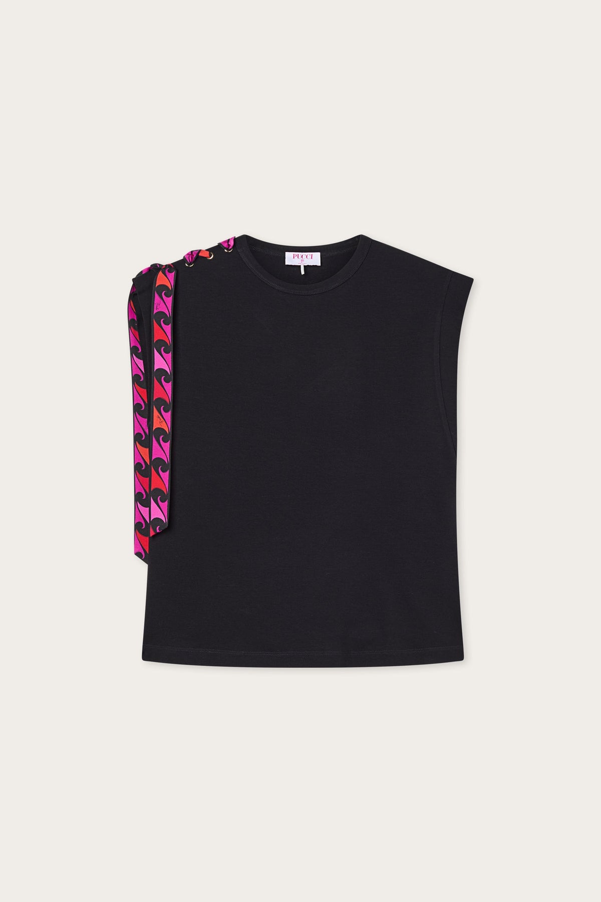 Pucci T-shirt with Foulard Detail