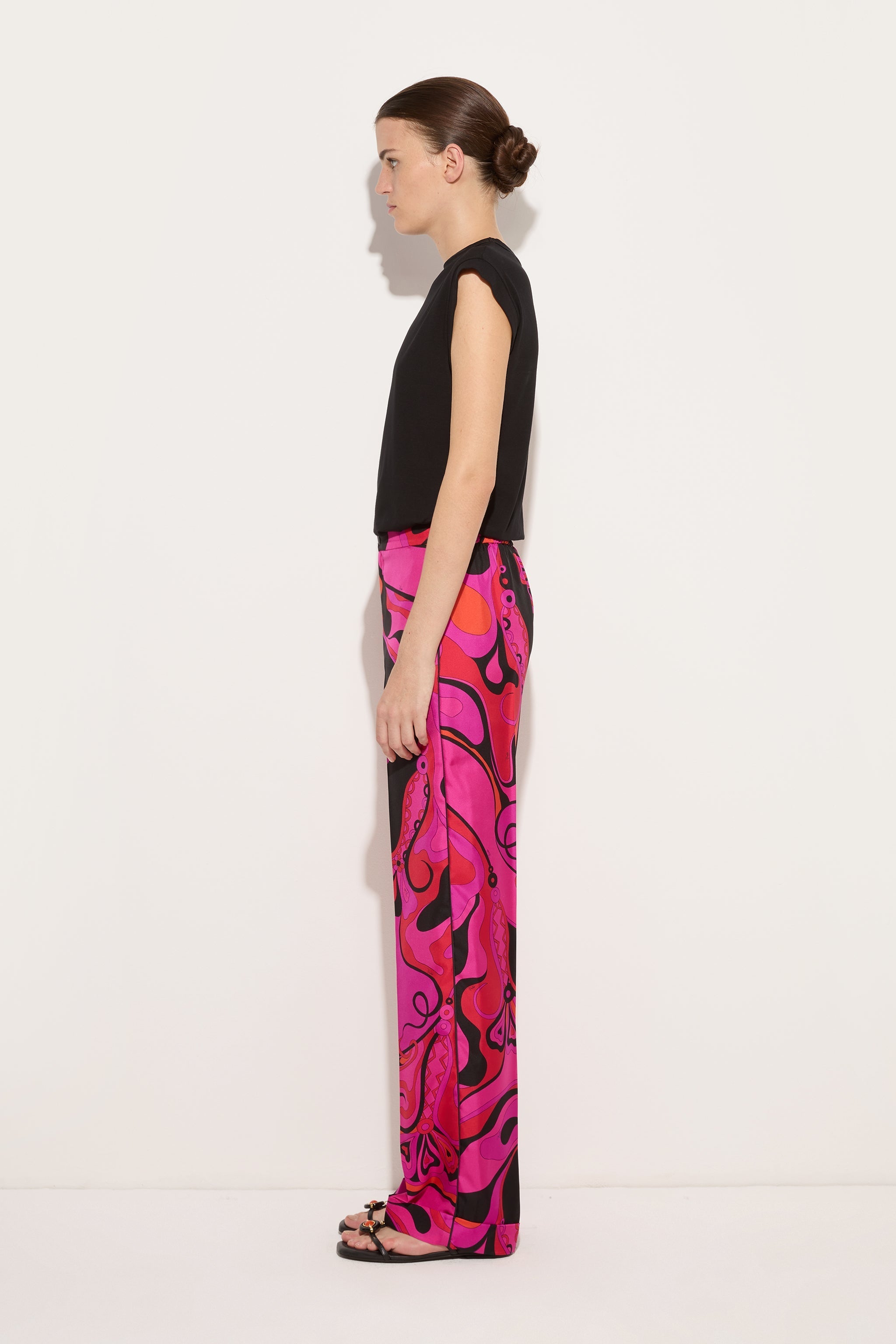 Pucci T-shirt with Foulard Detail