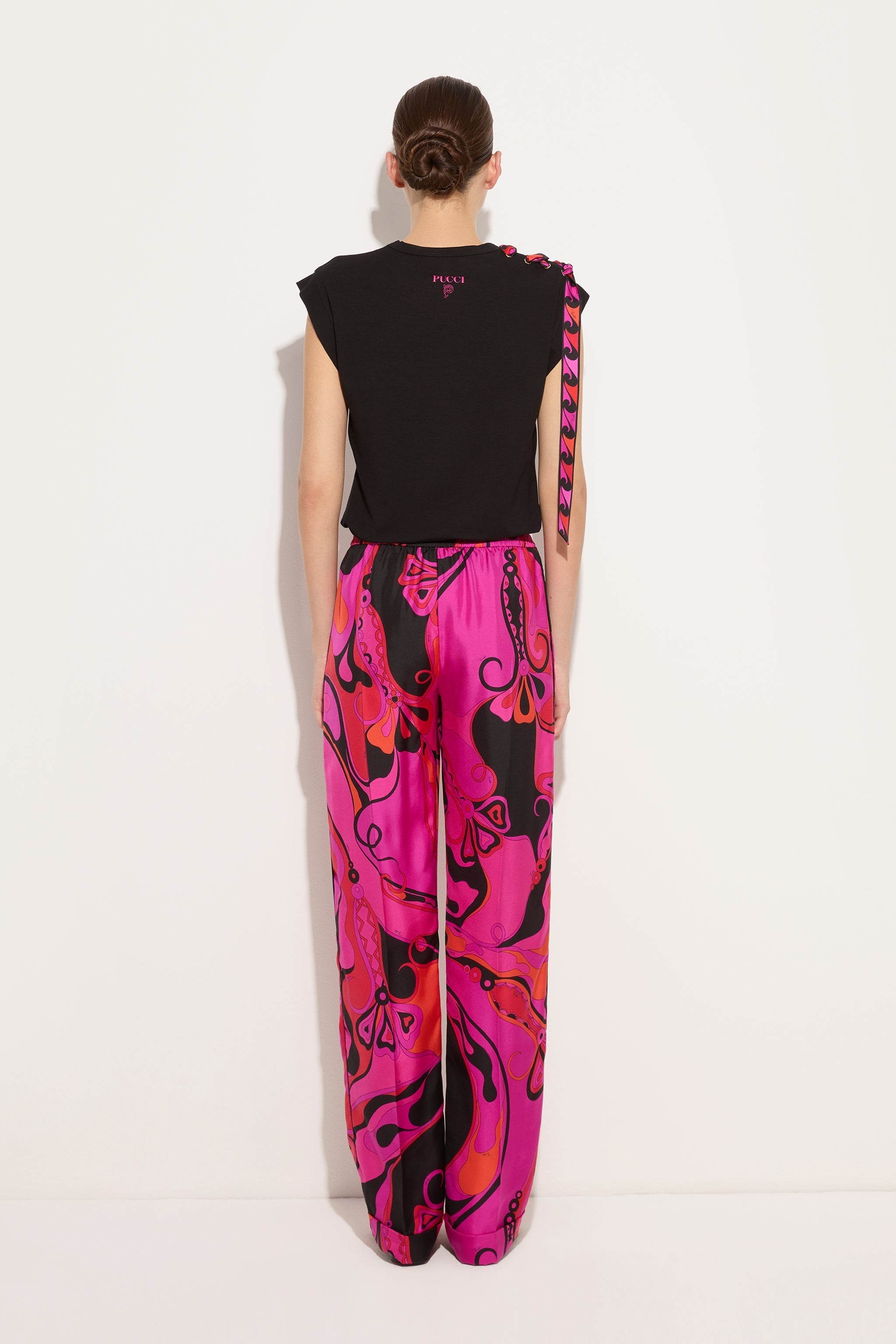 Pucci T-shirt with Foulard Detail