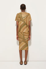 Pucci Marmo Print Jersey Lamé T-shirt
