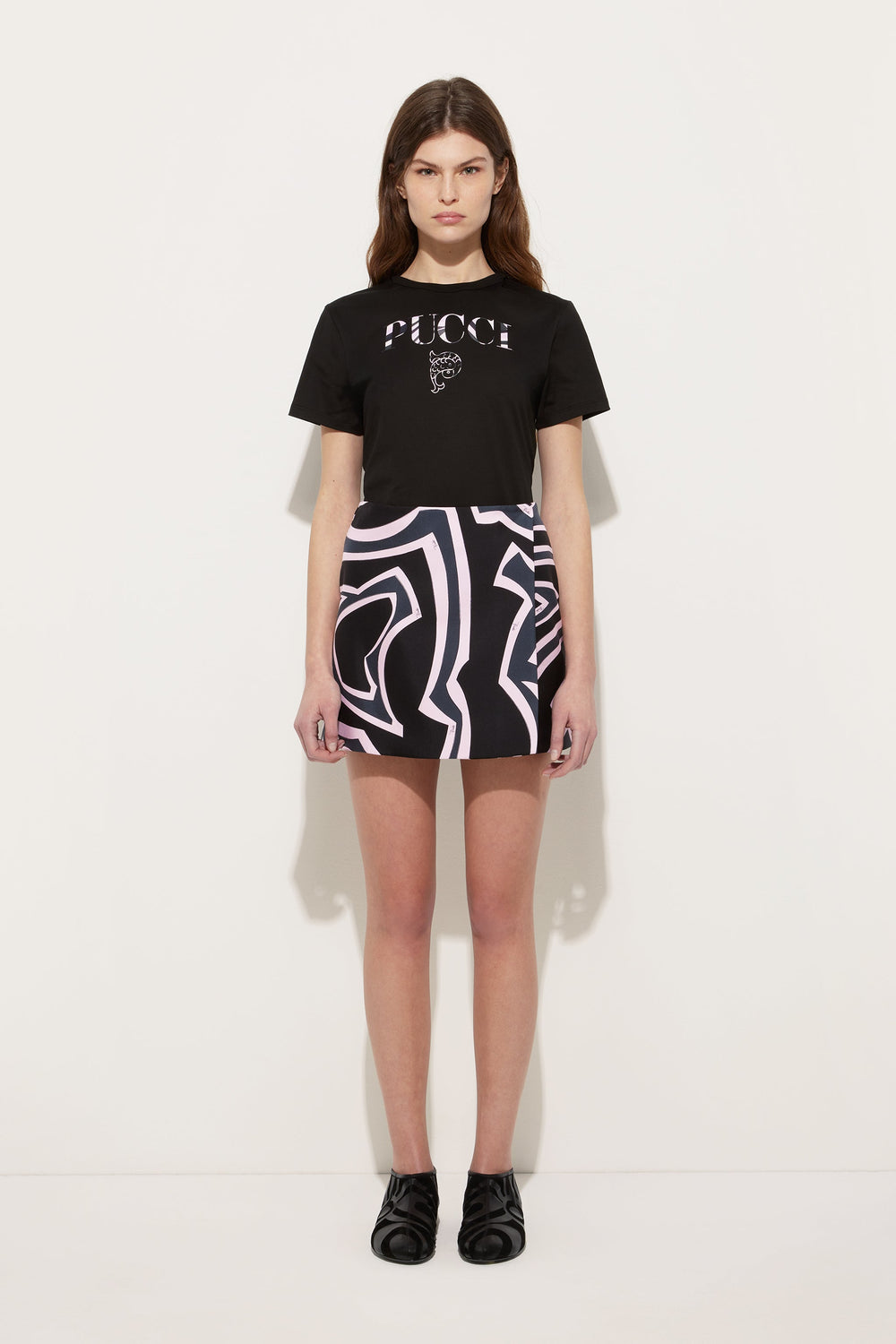 Pucci Cotton T-shirt with Pucci Logo