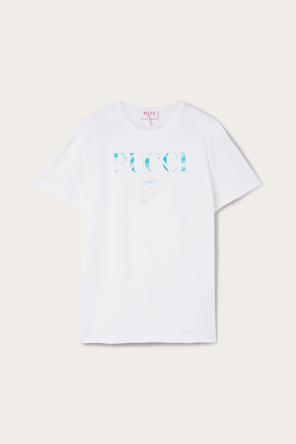 Pucci Cotton T-shirt with Pucci Logo