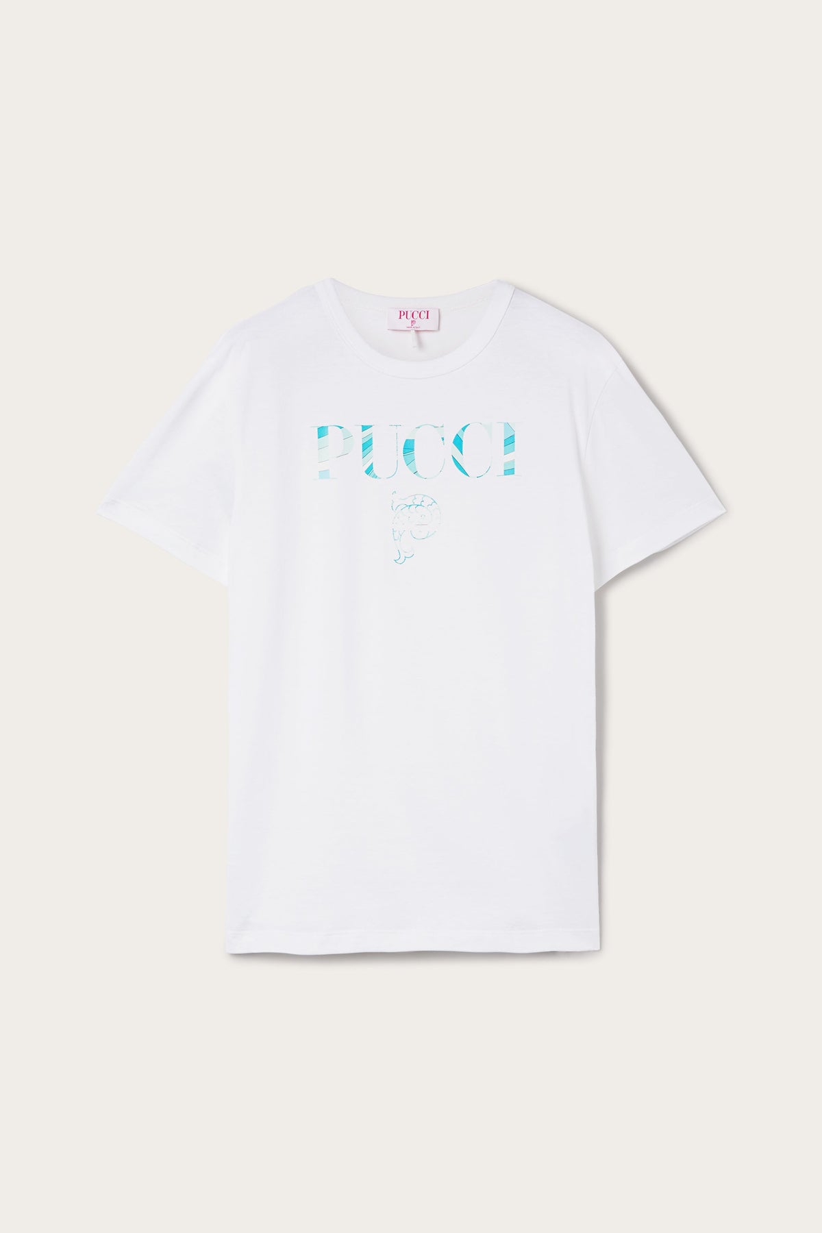 Pucci Cotton T-shirt with Pucci Logo