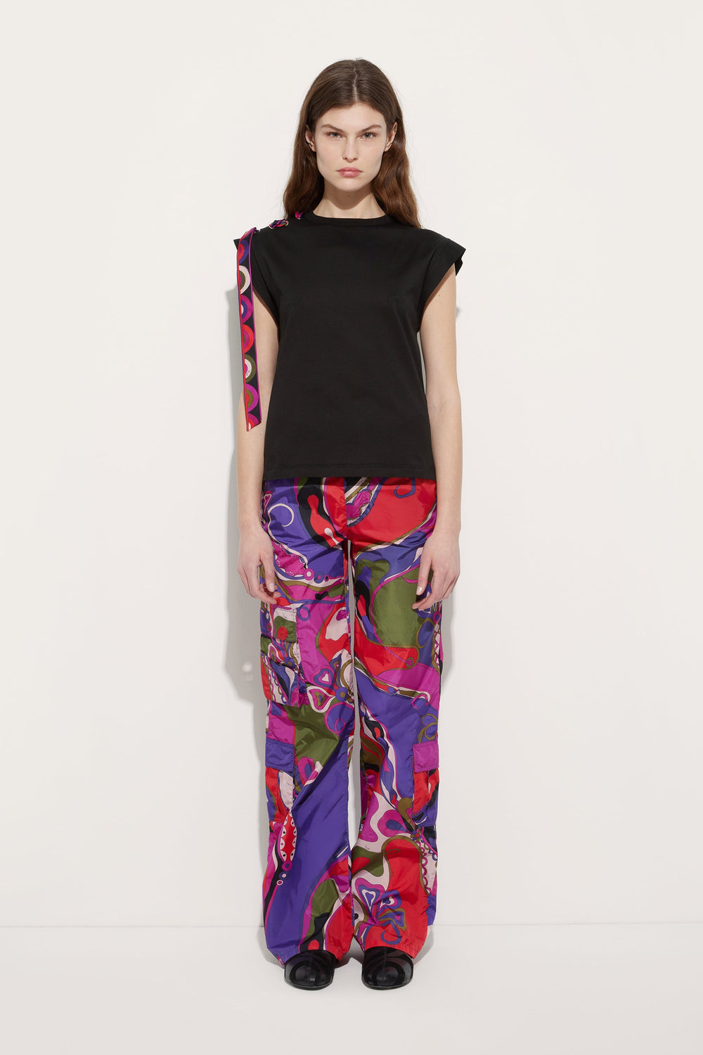 Pucci Top with Printed Detail