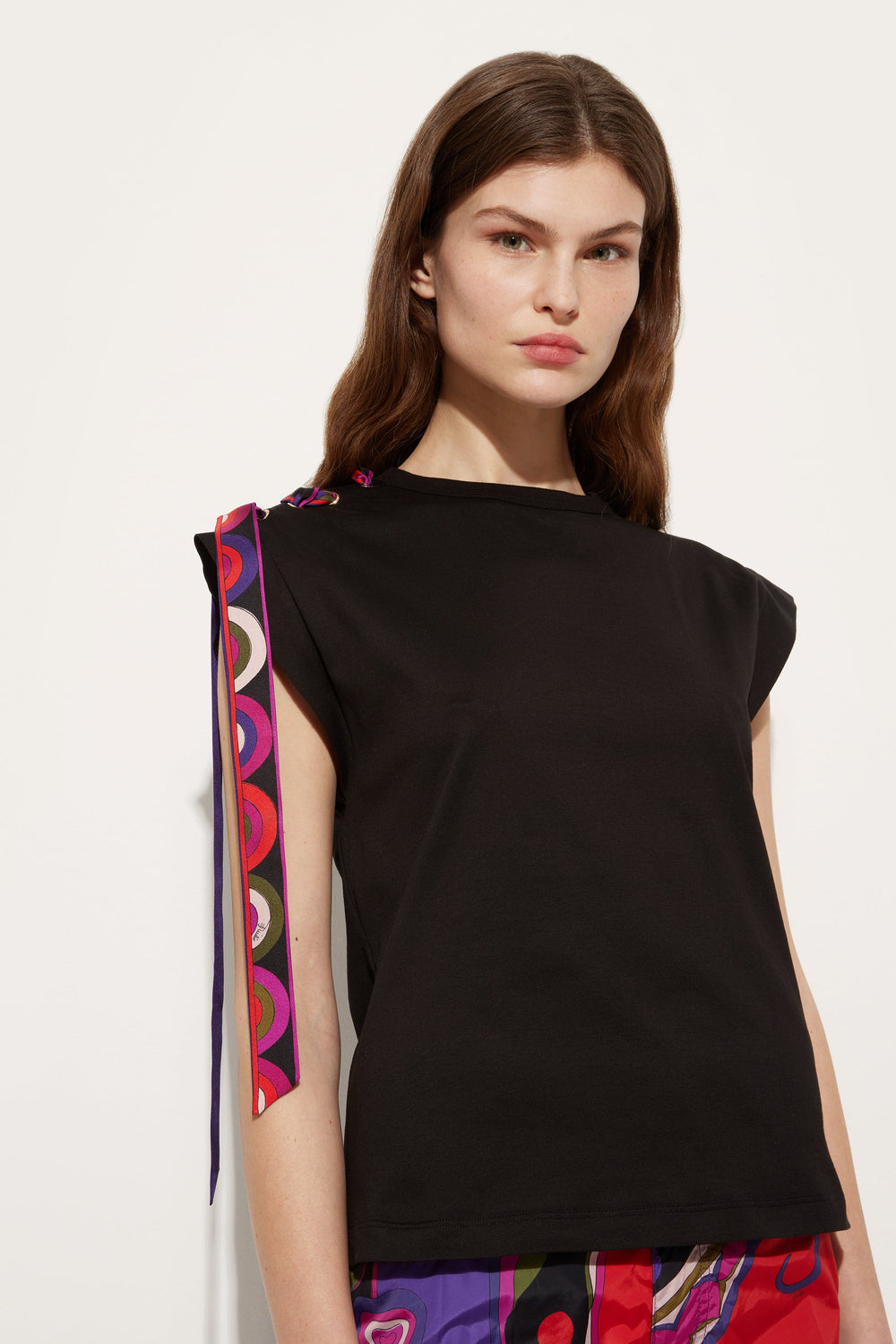 Pucci Top with Printed Detail