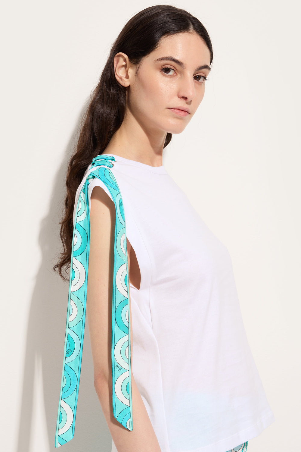 Pucci Top with Printed Detail