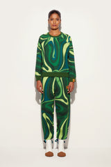 Pucci Fleece Sweatshirt Marmo Print