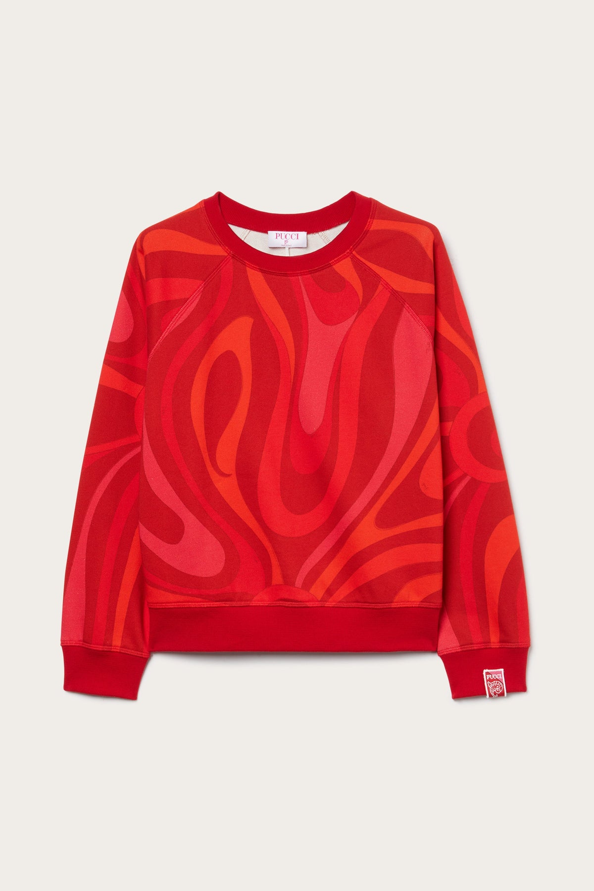 Pucci Fleece Sweatshirt Marmo Print