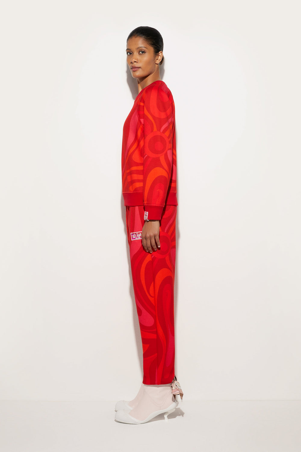 Pucci Fleece Sweatshirt Marmo Print