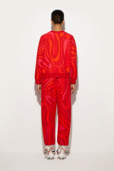 Pucci Fleece Sweatshirt Marmo Print