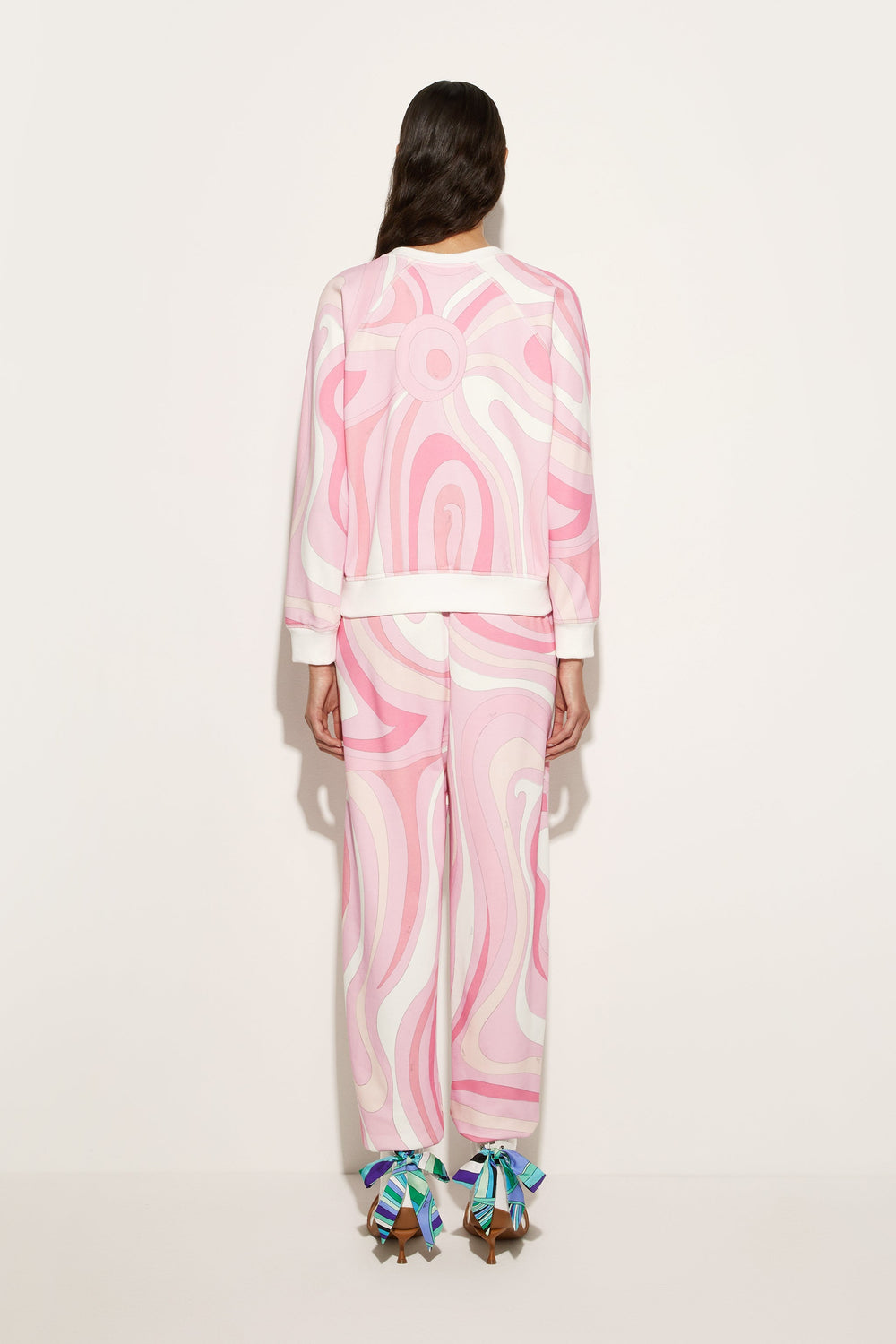 Pucci Fleece Sweatshirt Marmo Print