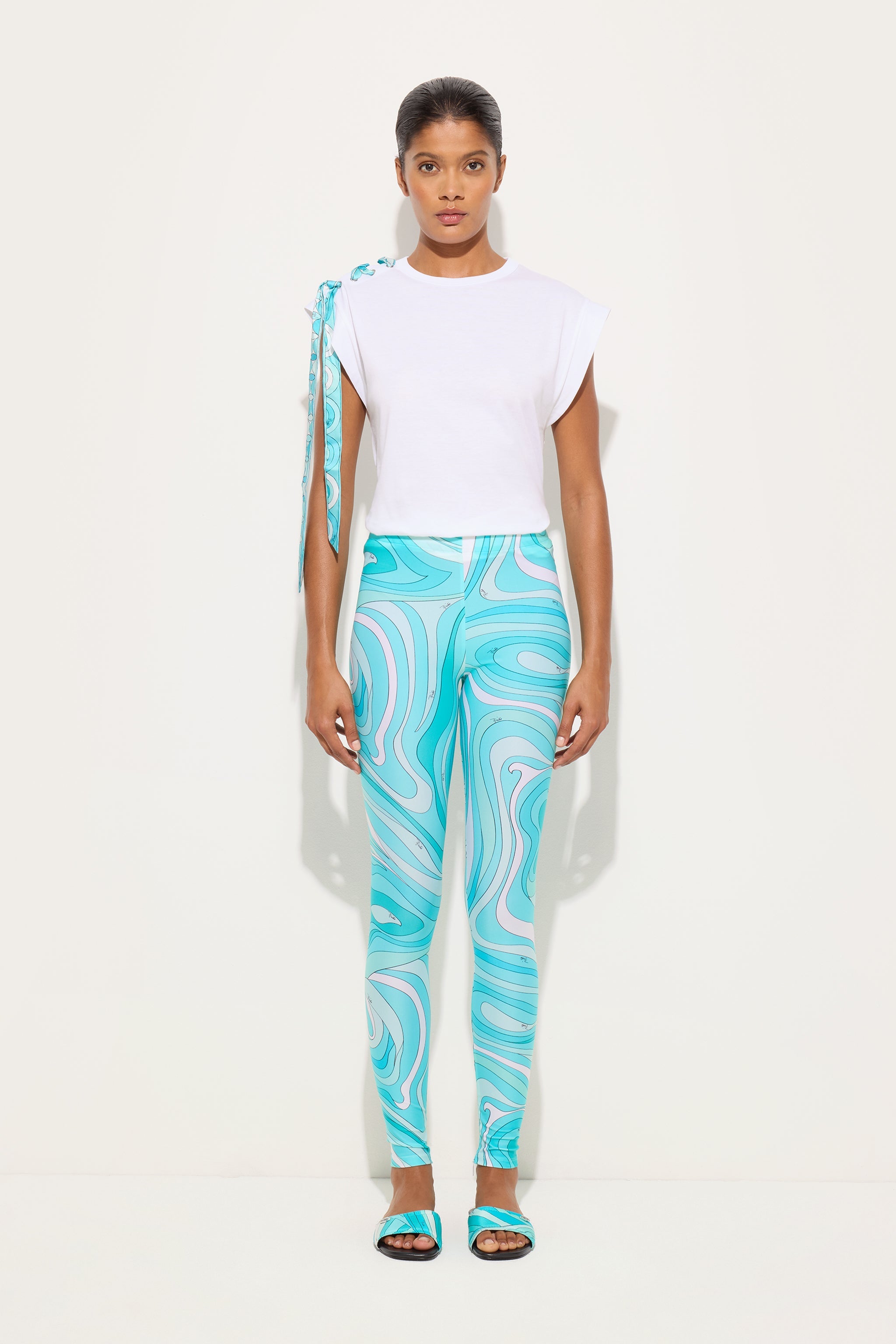 Pucci Marmo Print Leggings