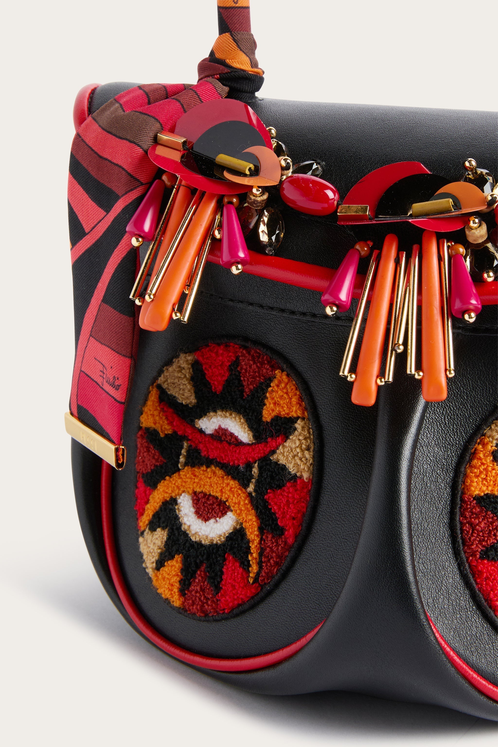 Pucci La Pupa Embroidered Handbag