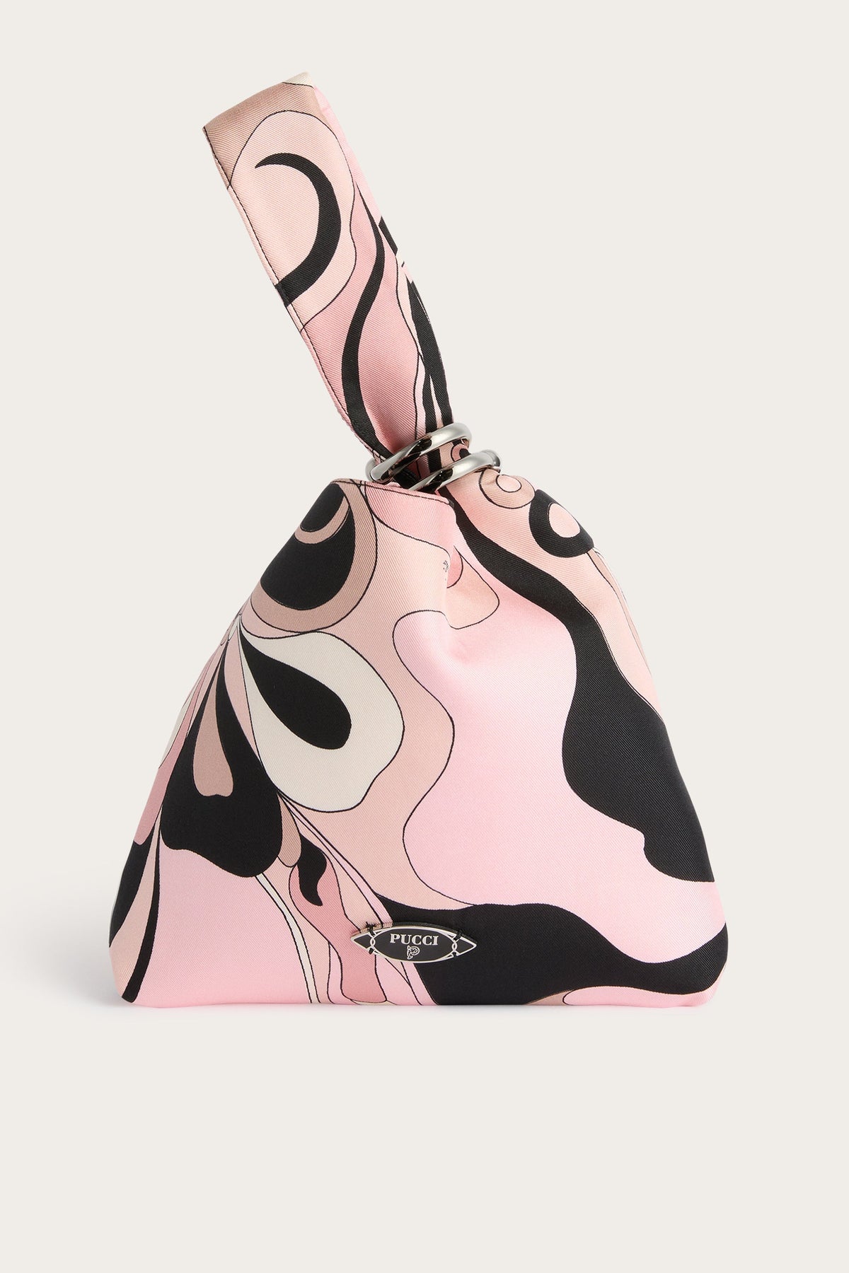 Pucci Orchidee Print Emilio Silk Bag