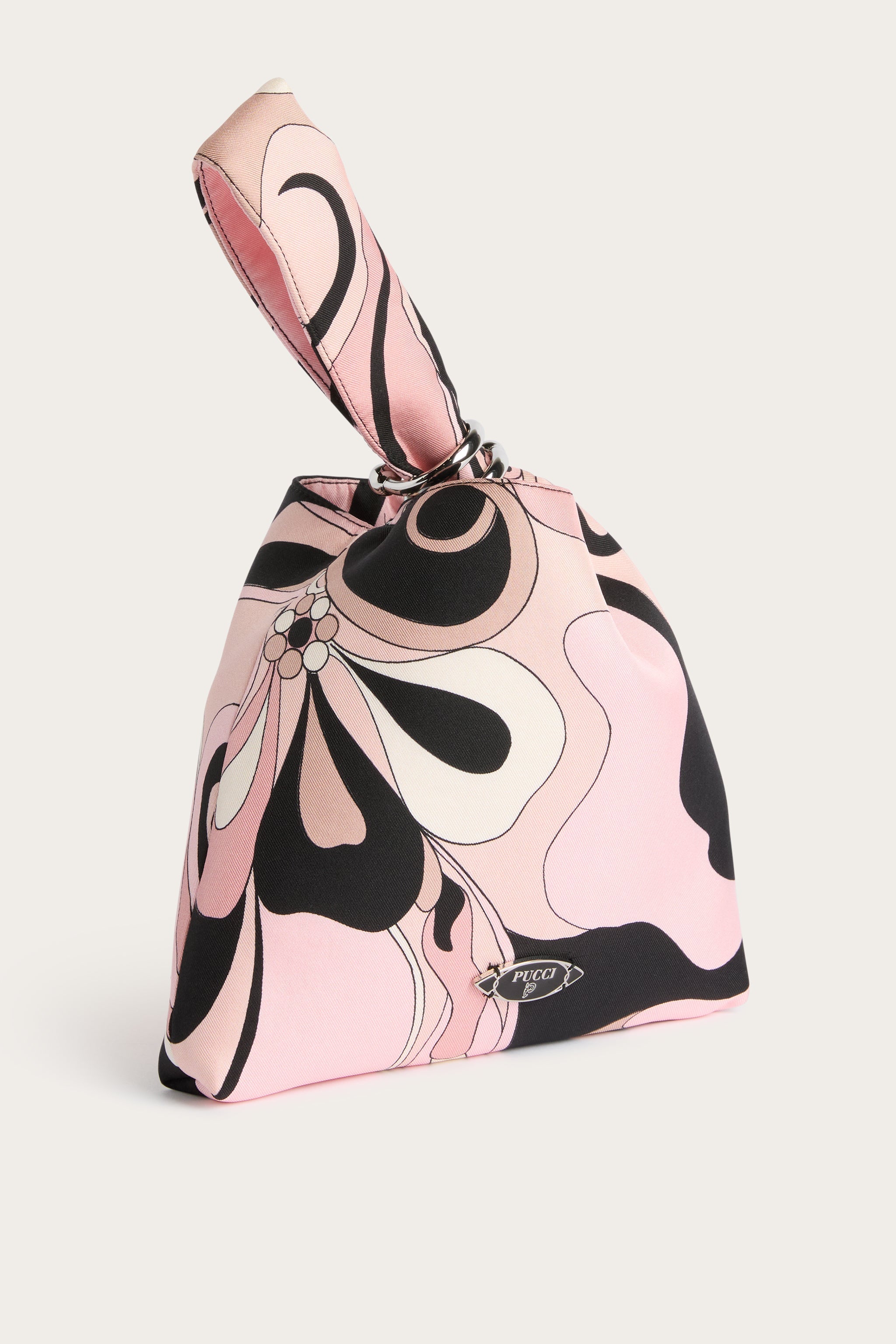 Pucci Orchidee Print Emilio Silk Bag