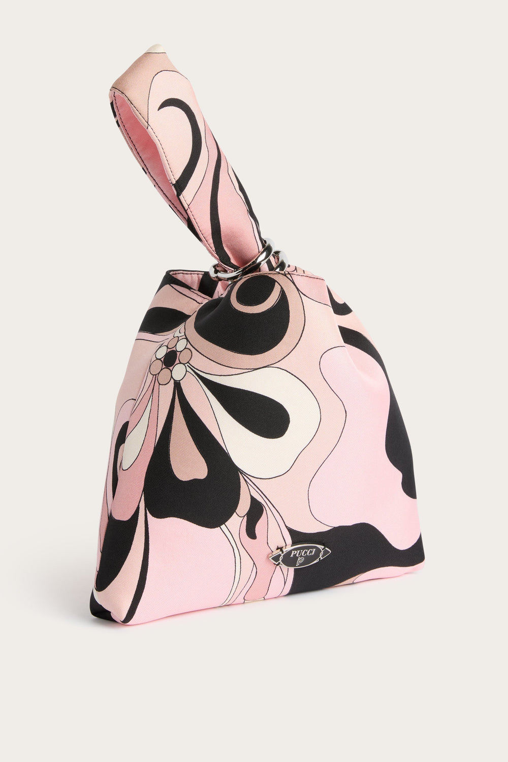 Pucci Orchidee Print Emilio Silk Bag