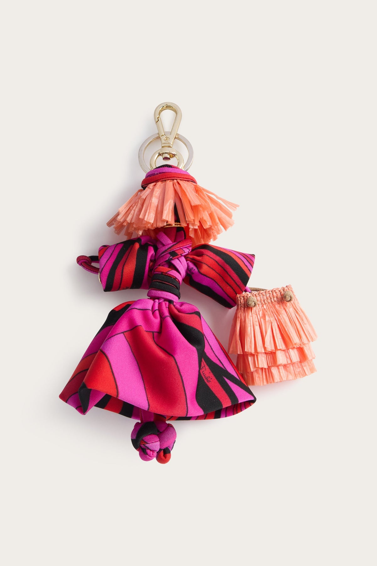 Pucci Bag Charm in Iride Print