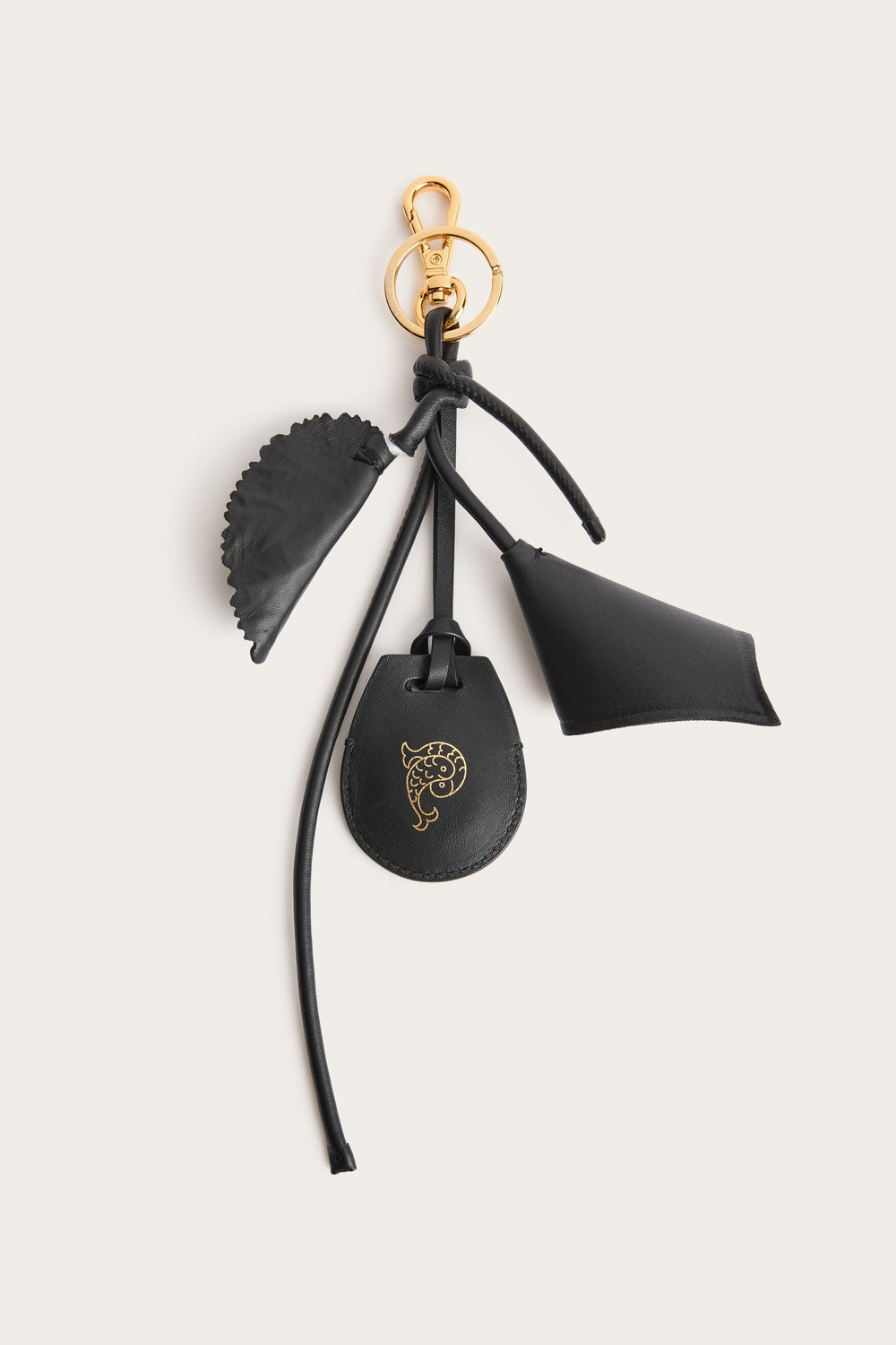 Pucci Leather Keyring and Tag Holder