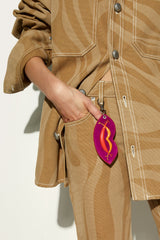 Pucci Leather Airtag Holder With 3D Design
