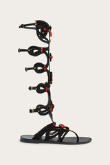 Pucci Black Embellished Gladiator Sandals