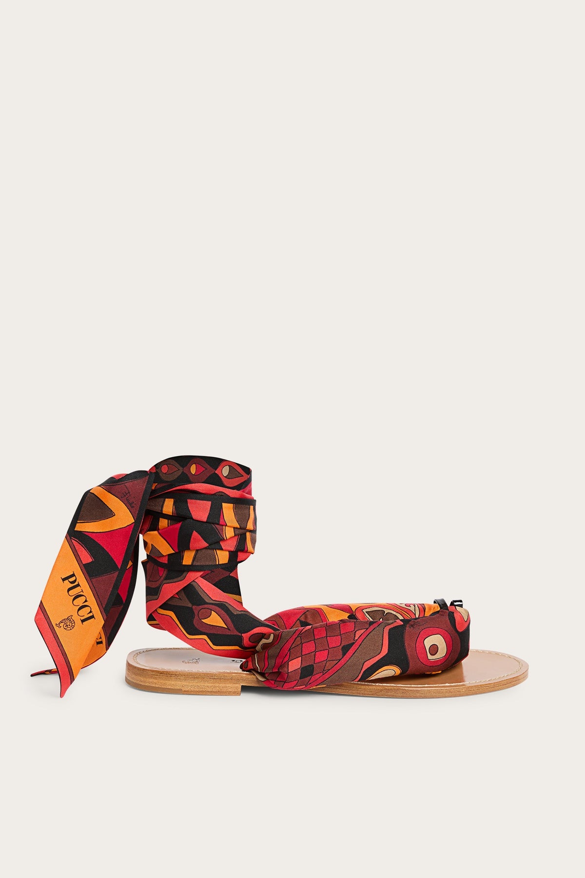 Pucci Scarf Sandals