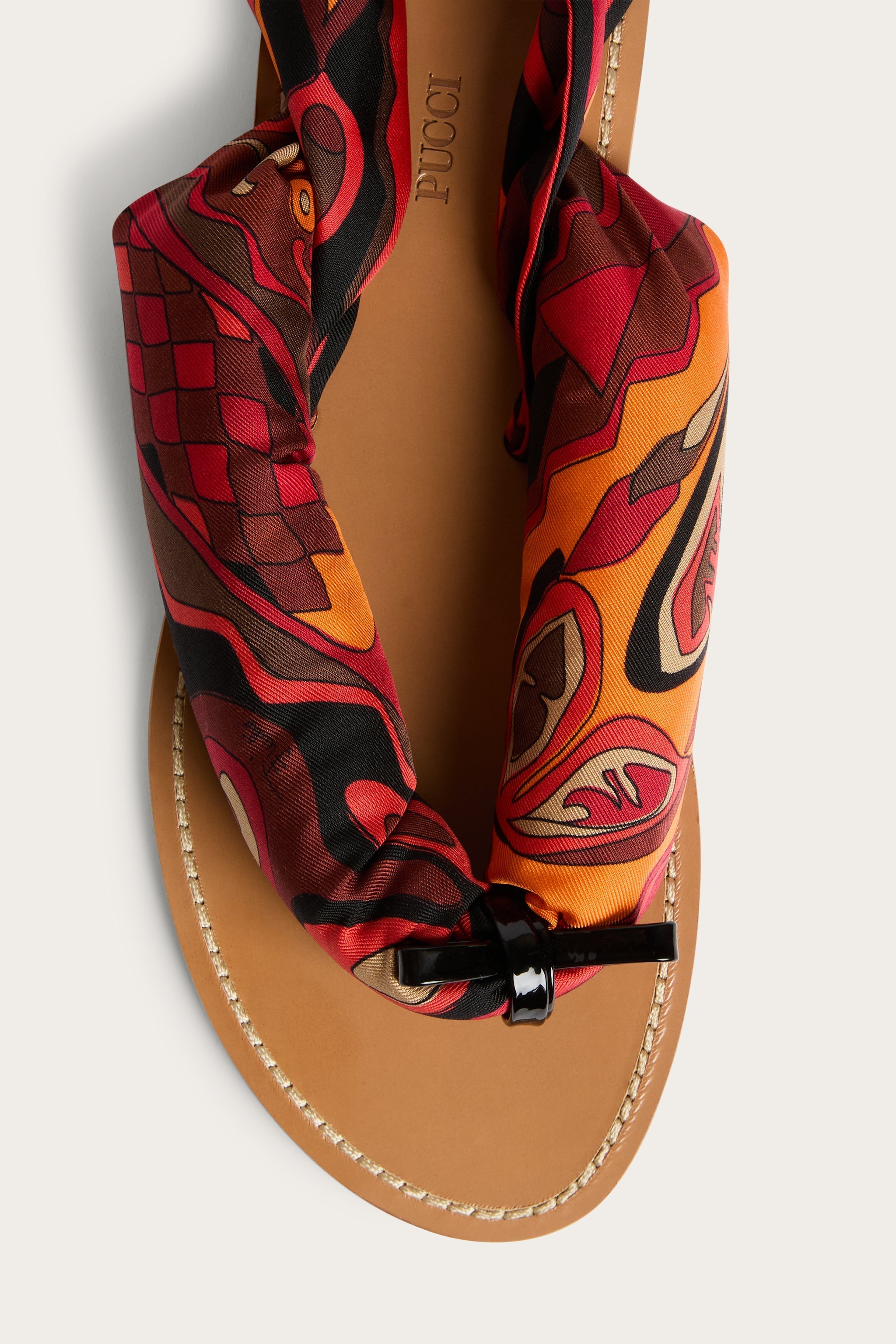 Pucci Scarf Sandals