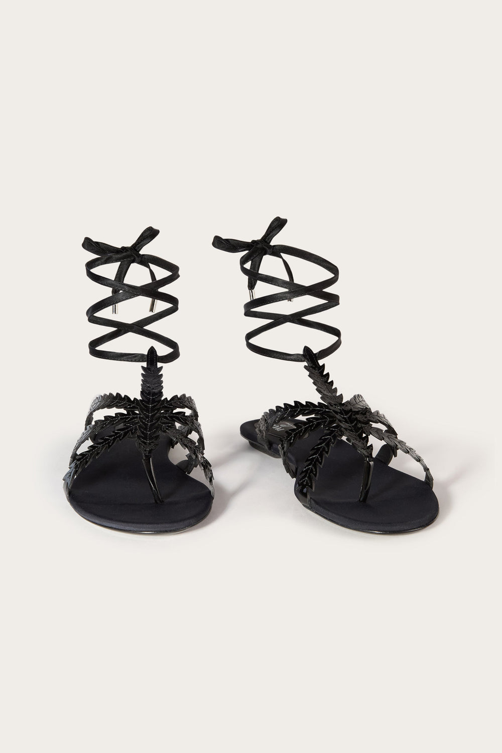 Pucci Feather-Embellished Sandals
