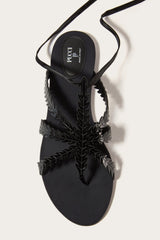 Pucci Feather-Embellished Sandals