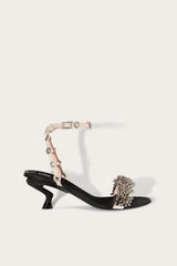 Pucci Emilio Low Heel Embroidered Sandals