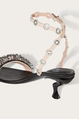 Pucci Emilio Low Heel Embroidered Sandals